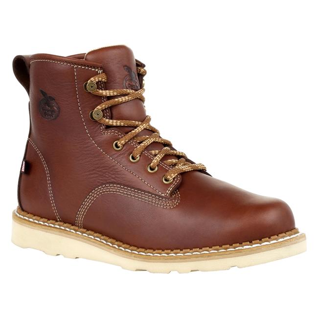 Men s Georgia USA Wedge Steel Toe Boots Work Boots Superstore WorkBoots