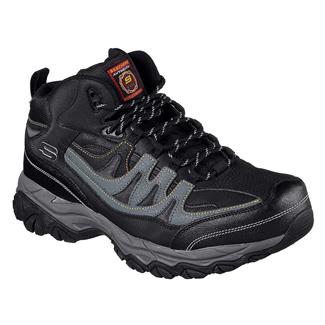 Men's Skechers Work Holdredge Rebem Steel Toe Boots Black / Gray