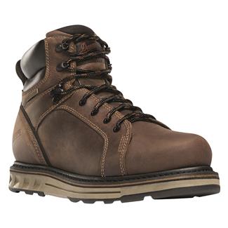 Men's Danner 6" Steel Yard Wedge Steel Toe Waterproof Boots Brown