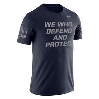 Men's Nike SFS We Who Defend and Protect T-Shirt Navy