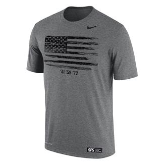 Men's Nike SFS Flag T-Shirt Dark Gray Heather