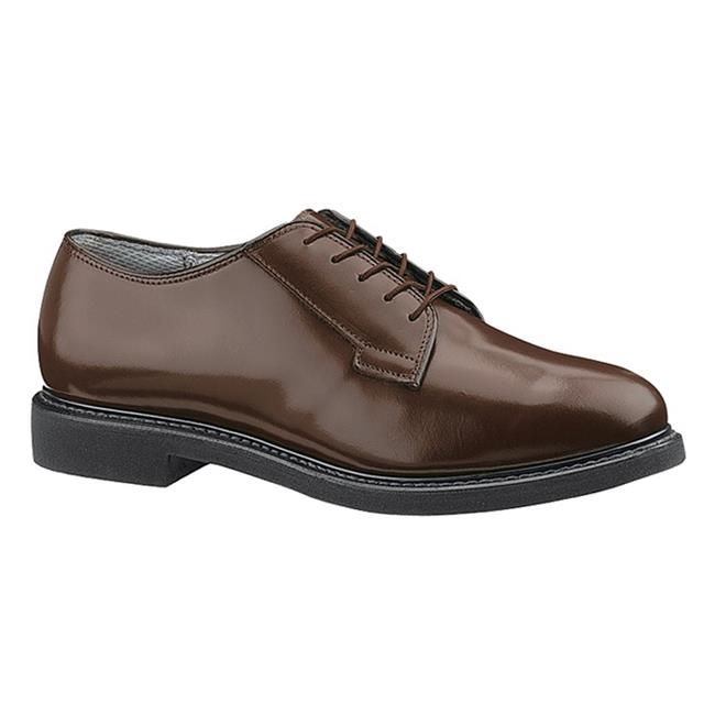 bates leather dress shoes Bates High Gloss Mens 12.5 Vibram Sole Dress Shoe Military Black