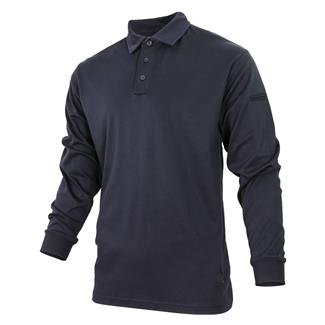 Men's Propper Uniform Cotton Polo Long Sleeve Dark Navy