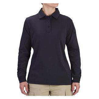 Women's Propper Uniform Cotton Polo Long Sleeve Dark Navy