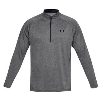 Men's Under Armour Tech 2.0 1/2 Zip Carbon Heather / Black