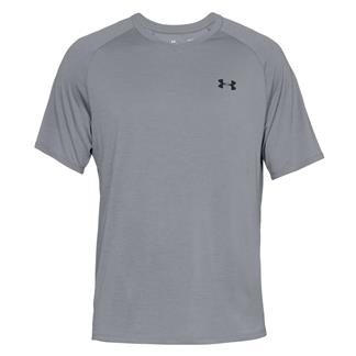 Men's Under Armour Tech 2.0 V-Neck T-Shirt Steel Black