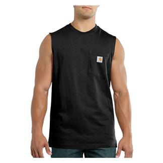 Men's Carhartt Workwear Pocket Sleeveless T-Shirt Black