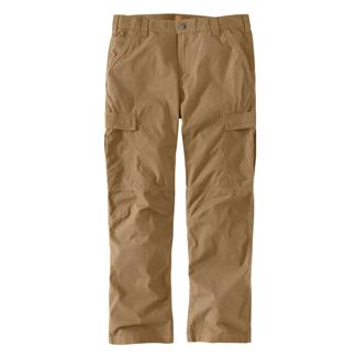 Men's Carhartt Force Relaxed Fit Ripstop Cargo Work Pants Dark Khaki