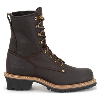 Men's Carolina Elm Steel Toe Boots Dark Brown