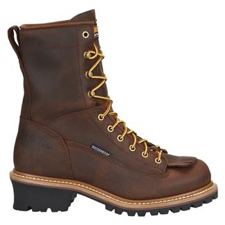 Men's Carolina Spruce Steel Toe Waterproof Boots Brown