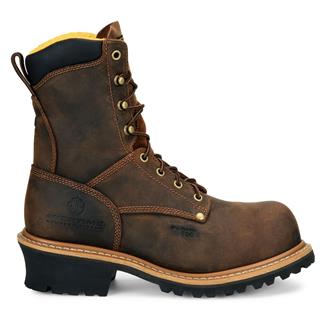 Men's Carolina Poplar Composite Toe Boots Brown