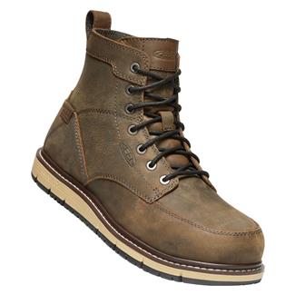 Men's Keen Utility 6" San Jose Waterproof  Boots Cascade Brown / Black