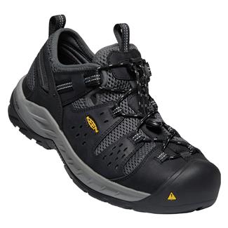 Men's Keen Utility Atlanta Cool II Steel Toe Black / Dark Shadow