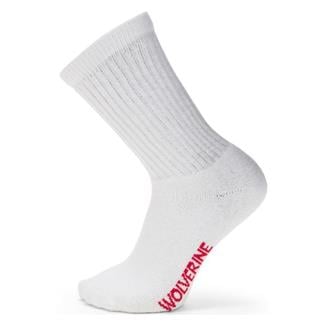 Men's Wolverine Multi-Pack Cotton Socks (4-Pack) White