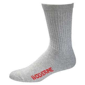 Men's Wolverine Multi-Pack Cotton Socks (4-Pack) Gray
