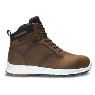 Men's Wolverine Shiftplus Work LX Alloy Toe Boots Brown