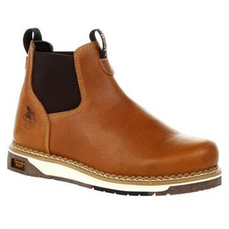 Men's Georgia AMP LT Wedge Chelsea Boots Brown