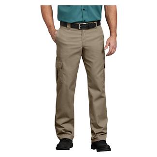 Men's Dickies FLEX Regular Fit Straight Leg Cargo Pants Desert Sand