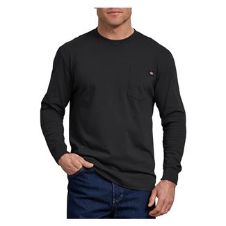 Men's Dickies Long Sleeve Heavyweight Pocket T-Shirt Black