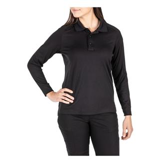 Women's 5.11 Long Sleeve Performance Polo Black