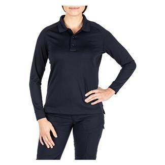 Women's 5.11 Long Sleeve Performance Polo Dark Navy