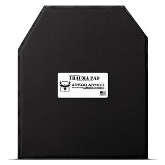 AR500 Armor Blunt Force Trauma Pad - 10" x 12" Black