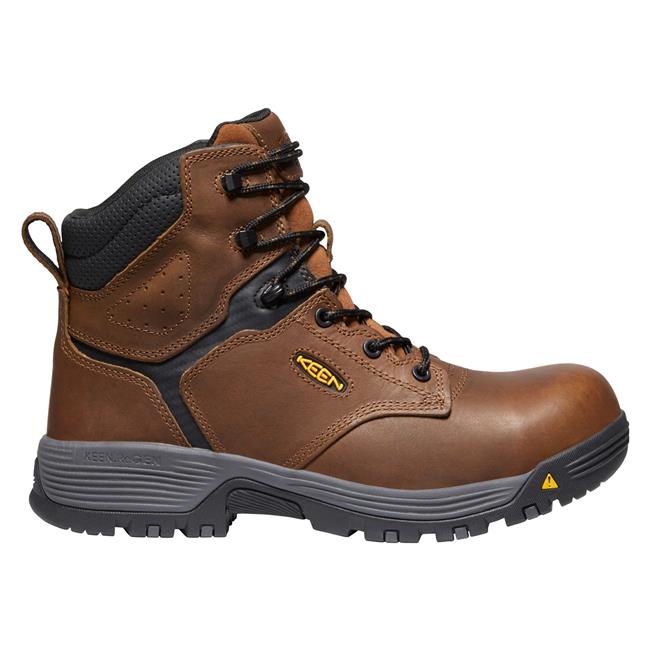 black keen work boots