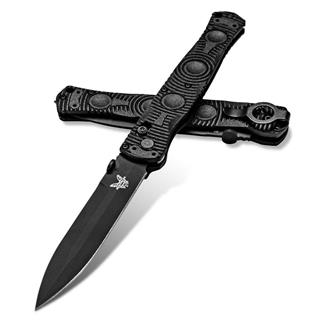 Benchmade SOCP Tactical Folder Black Plain Edge