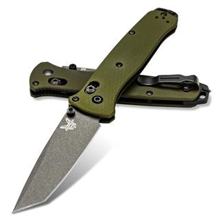 Benchmade 537GY-1 Bailout Woodland Green Plain Edge