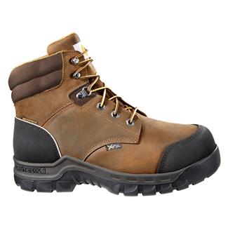 Men's Carhartt 6" Met Guard Composite Toe Waterproof Boots Brown