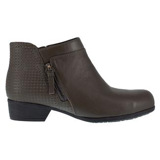Women's Rockport Works Carly Alloy Toe Charcoal