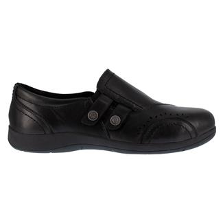 Women's Rockport Works Daisey Slip-On Alloy Toe Black