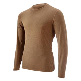 Men's Massif Inversion Long Sleeve Crew Lightweight Tan 499