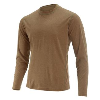 Men's Massif Inversion Long Sleeve Crew Midweight Tan 499