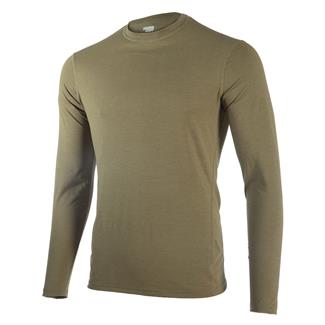 Men's Massif Inversion Long Sleeve Crew Lightweight Tan 498