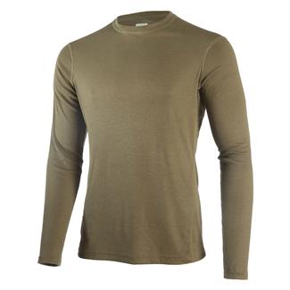 Men's Massif Inversion Long Sleeve Crew Midweight Tan 498