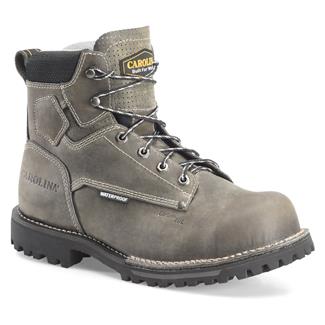 Men's Carolina 6" Pitstop Composite Toe Waterproof Boots Gray