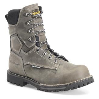 Men's Carolina 8" Pitstop Composite Toe Waterproof Boots Gray