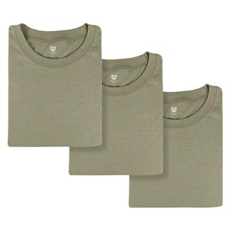 Men's Mission Made Crew Neck T-Shirts (3 Pack) Coyote Tan