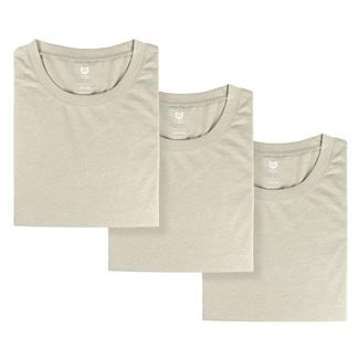 Men's Mission Made Crew Neck T-Shirts (3 Pack) Desert Sand