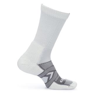 Thorlos 12 Hour Shift Crew Socks White / Gray