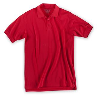 Men's 5.11 Short Sleeve Utility Polos Range Red