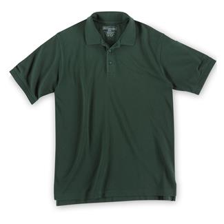 Men's 5.11 Short Sleeve Utility Polos L.E. Green