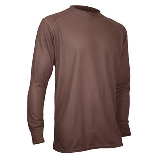 Men's XGO Phase 2 Performance Midweight Long Sleeve Crew Shirt Tan 499