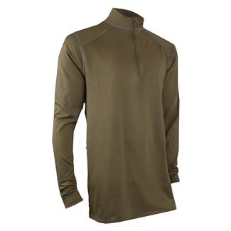 Men's XGO Phase 4 Performance Heavyweight Long Sleeve Zip-mock Tan 499