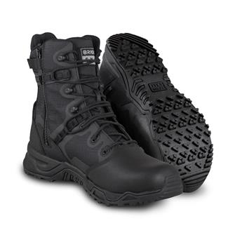 Men's Original SWAT 8" Alpha Fury Polishable Toe Side-Zip Boots Black