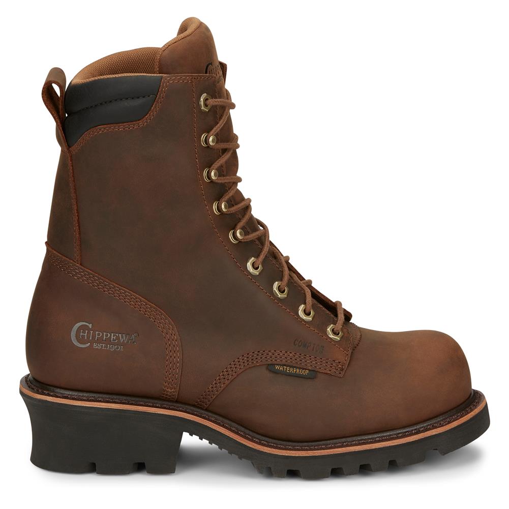 Men's Chippewa Boots 8