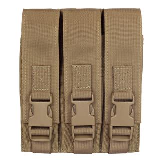 Elite Survival Systems MOLLE Triple 9mm Mag Pouch Coyote Tan