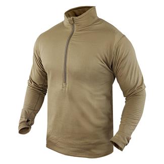 Men's Condor Base II Zip Pullover Coyote Brown