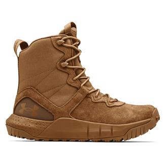 Women's Under Armour Micro G Valsetz Leather Boots Coyote Brown